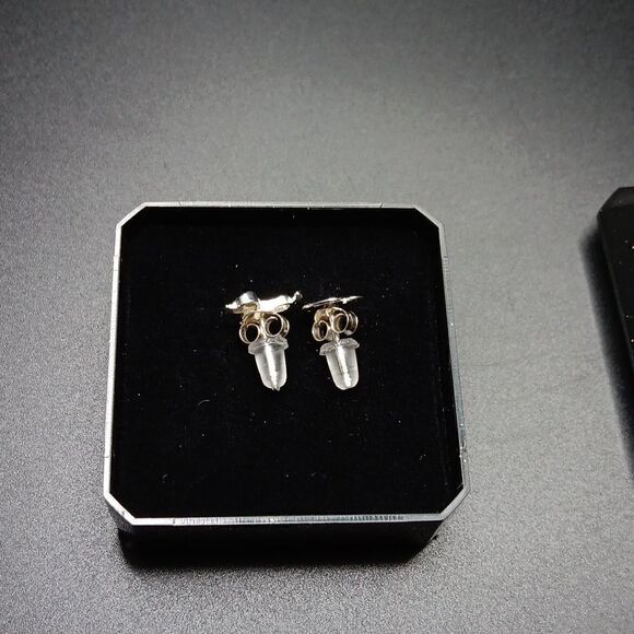 New 925 Sterling Silver Puppy & Paw Print Earrings By‎ Monkimau New - Picture 3 of 4